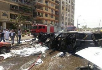 Aksi serangan bom yang menewaskan jaksa agung Hisham Barakat. (fj-p)