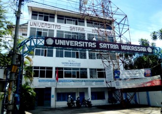 Kampus Universitas Satria Makassar. (komunikasi-media.blogspot.com)