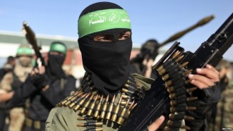 Sayap militer Hamas, Izzuddin Al-Qassam. (news.bbcimg.co.uk)