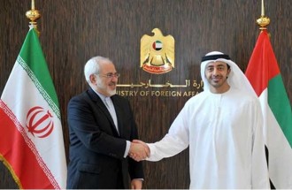 Diplomat Uni Emirat Arab dan diplomat Iran. (arabi21.com)