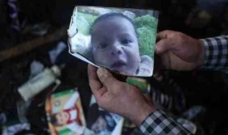 Bayi setahun, Ali Saad Dawabisyah, yang tewas terbakar (islammemo.cc)