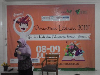 Makmal Pendidikan Dompet Dhuafa menggelar 'Pesantren Literasi 2015', RAbu-Kamis (8-9/7/15).  (Wulan/DD)