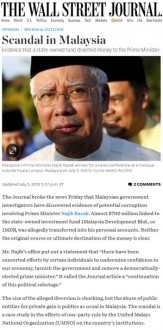 Dugaan korupsi Najib yang diangkat media Wall Street Journal (malaysiakini.com)