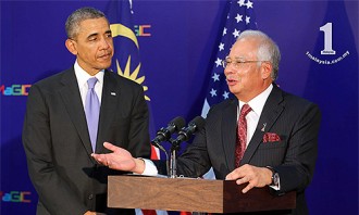 PM Najib Razak dan Presiden Obama (malaysiakini.com)
