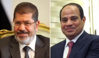 Presiden Mursi dan Abdul Fatah As-Sisi (aljazeera.net)