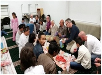 Komunitas Muslim Indonesia di Utrecht menggelar acara buka puasa bersama. (Supardi/SGB Utrecht)