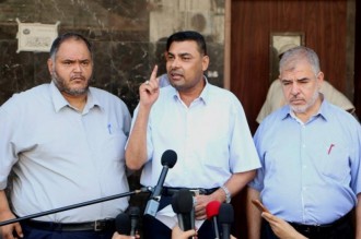 Ashraf Al-Qudrah dalam konferensi pers di Gaza (paltimes.net)