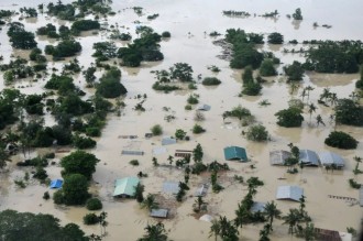 Myanmar dilanda banjir bandang dan tanah longsor. (metrotvnews.com)