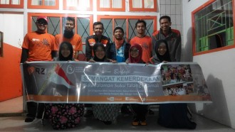 RZ berangkatkan 12 relawan ke pedalaman Talang Mamak dalam program Ekspedisi Bakti Relawan. (Rena/RZ)