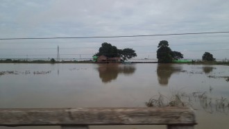 Banjir di Myanmar telah menghancurkan lebih dari satu juta hektar lahan pertanian. (kai/sasa/kis/pkpu)