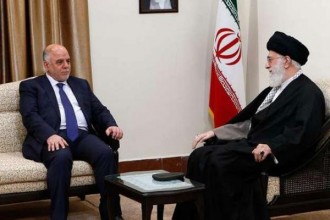 Khamenei dan Al-Abadi. (Ajel)