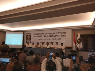 Konferensi pers Majelis Syuro PKS, di Mason Pine Hotel, Kota Baru Parahiyangan, Kota Bandung, Jawa Barat, Senin (10/8). (IST)