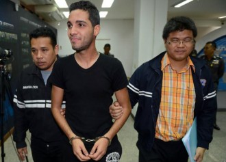 Hamza Dalj tersenyum saat ditangkap. (Today’s Opinion)