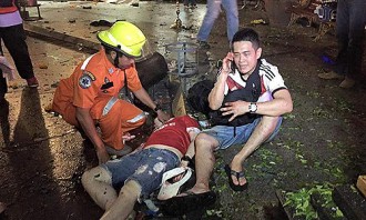 Serangan bom di dekat Kuil Erawan, Bangkok, Thailand (malaysiakini.com)