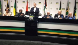 Khaled Meshaal, kepala Biro Politik Hamas hadiri undangan ANC di Afsel. (alresalah.ps)