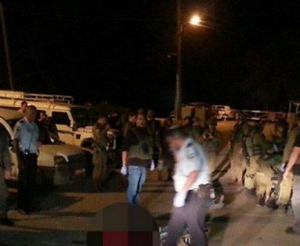 Aksi Tabrak di Hebron berhasil ciderai 5 tentara penjajah. (felesteen.ps)