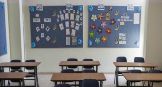 Salah satu ruang kelas di sekolah Israel. (islammemo.cc)