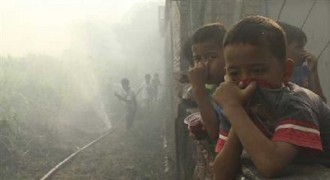 Bencana kabut asap memerlukan penanganan serius dari pemerintah. (goriau.com)