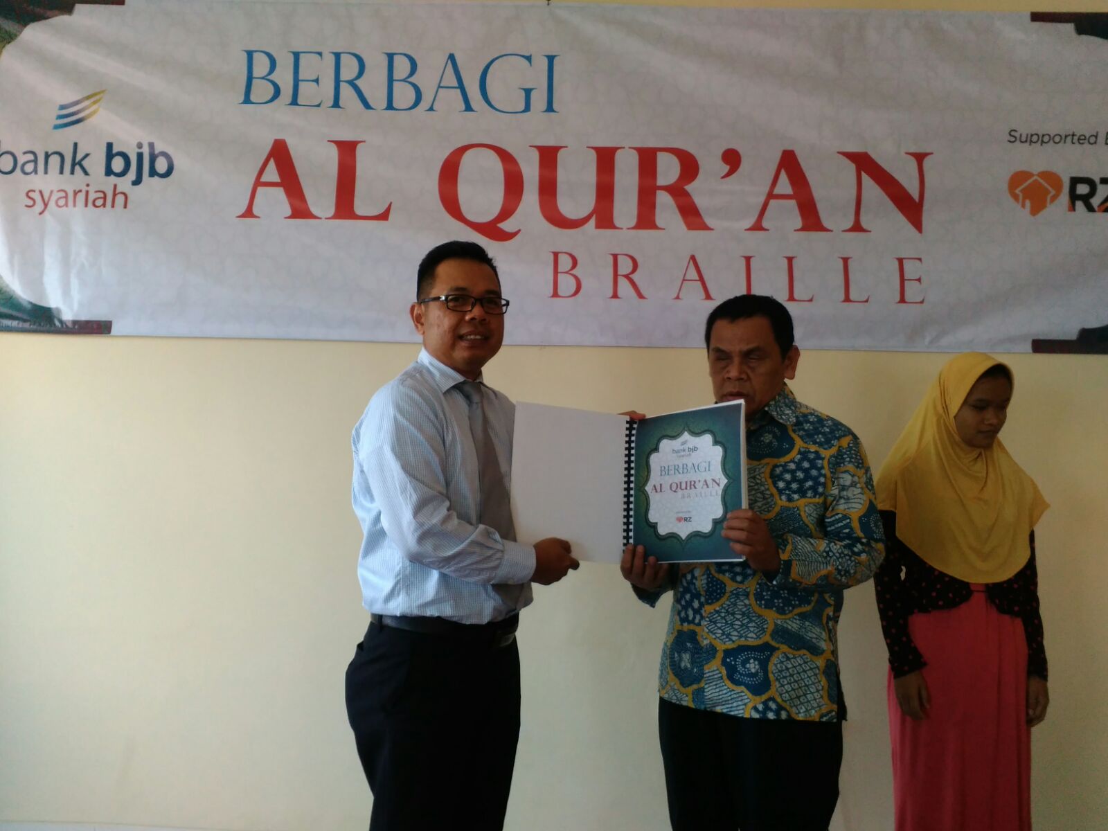 Launching Pelatihan Baca Tulis Al Quran Braille di SD Juara Cimahi pada Senin