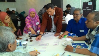 PKPU mengikuti Lokakarya Penanggulangan Bencana yang diadakan oleh UN OCHA Indonesia di Hotel Santika Bogor, Rabu (25/11/15) (Putri/kis/PKPU)