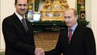 Bashar Asad dan Vladimir Putin. (mobtada.com)