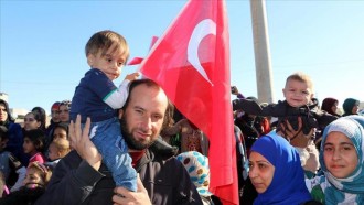 Pengungsi Suriah di Turki. (anadolu)