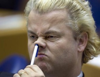Politisi Belanda yang rasis dan anti-Islam, Geert Wilders (shirhashirim.wordpress.com) 