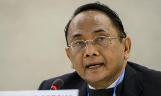 Makarim Wibisono, diplomat senior RI di PBB. (felesteen.ps)