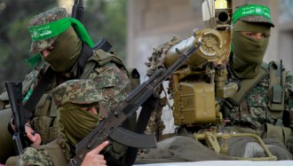 Sayap militer Hamas, Batalion Izzuddin Al-Qassam. (alqassam.ps)