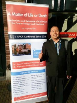 Ilmuwan Indonesia pada kegiatan diskusi tentang kanker di Amsterdam. (ist)