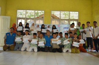 Siswa SMP Al Iqro, Serang, Banten. (FTN/Putri/PKPU)