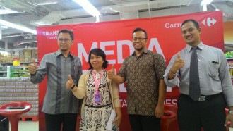 Gathering Media PT. TRANS RETAIL Indonesia (Carrefour). (Putri/kis/PKPU)