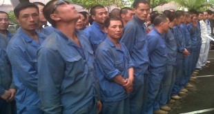 FOTO ILUSTRASI - Puluhan WNA asal China diamankan di Markas Polda Kalbar, beberapa waktu lalu, terkait penggunaan tenaga kerja asing tanpa izin.