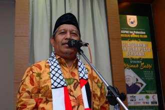 KH Ahmad Sadeli Karim, Pendiri Aspac for Palestine. (ASPAC Media)