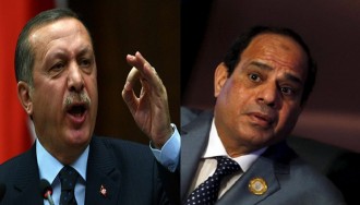 Presiden Erdogan dan Pimpinan Kudeta Mesir, As-Sisi. (egyptwindow.net)