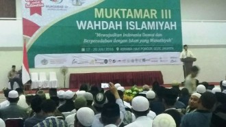 Muktamar III Wahdah Islamiyah di Asrama Haji Pondok Gede Jakarta Timur secara resmi ditutup pada Rabu (20/7/2016)