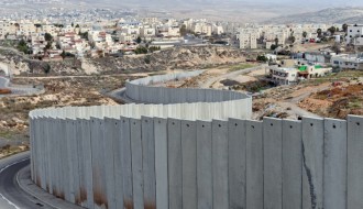 Tembok rasis di Palestina. (alresalah.ps)