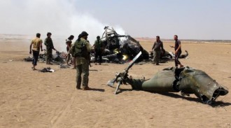 Helikopter Rusia jatuh di Suriah. (liputan6.com)