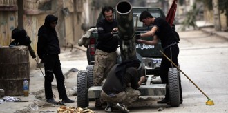 Pasukan penjuang Suriah dalam pertempuran pembebasan Aleppo. (eremnews.com)