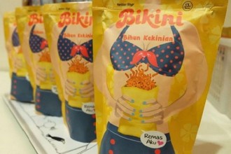 KPAI Menilai Mie Bikini dengan gambar bikini dan kalimat tak pantas, amat sangat tak layak bagi anak. (bisnis.com)