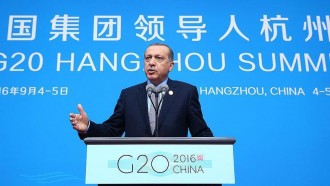 Presiden Turki Erdogan di KTT G20, Cina. (aa.tr.com)