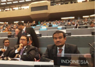 Wakil Ketua Badan Kerjasama Antar Parlemen (BKSAP) DPR RI, Rofi Munawar  pada di Inter-Parliamentary Union (IPU).
