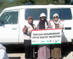 Rombongan delegasi Indonesia membawa bantuan kemanusiaan untuk rakyat Palestina (knrp)